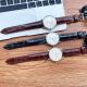 40mm Longines Automatic Watch White Dial Brown Leather Strap High Copy (7)_th.jpg